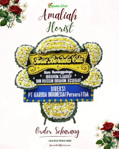 Papan Bunga Duka di Fadoro Lasara